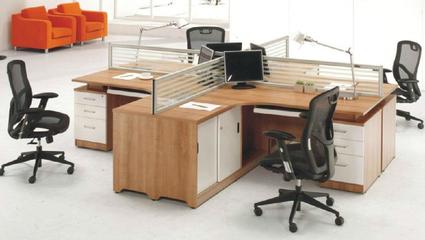 达亿家具/ 屏风职员桌DY-J04 / 重庆办公家具图片_高清图_细节图